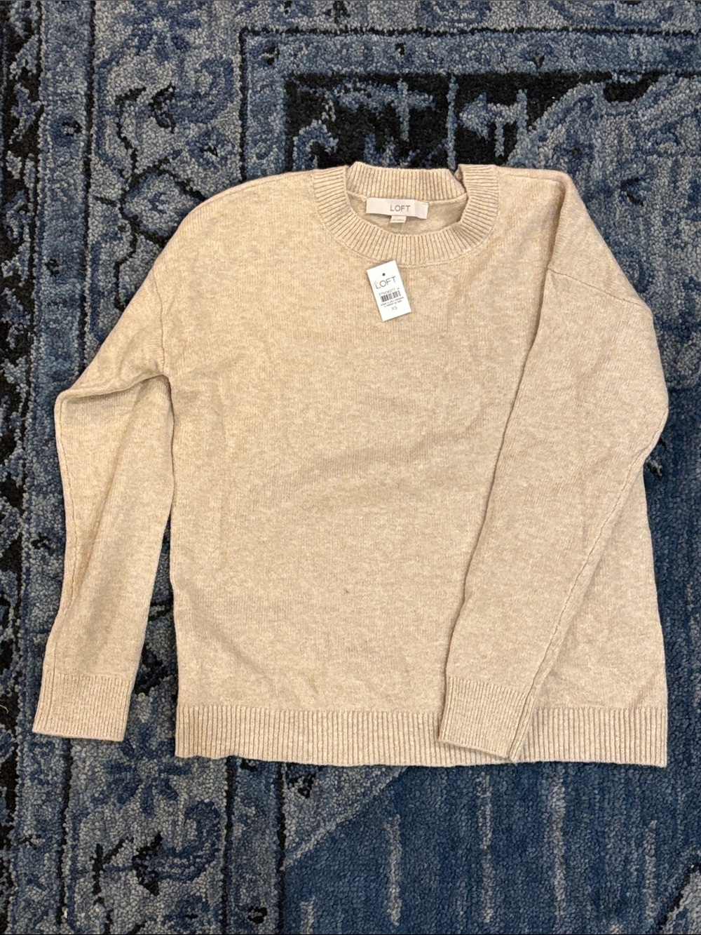 LOFT Women’s Crewneck Sweater Light Beige